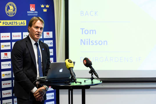 Tre Kronors förbundskapten Johan Garpenlöv