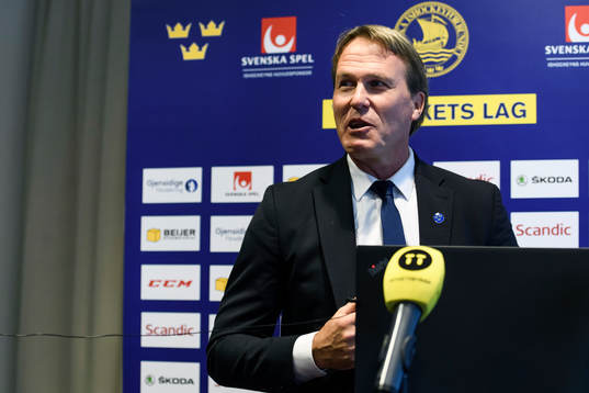 Tre Kronors förbundskapten Johan Garpenlöv