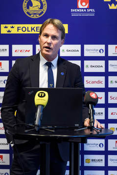 Tre Kronors förbundskapten Johan Garpenlöv