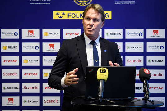 Tre Kronors förbundskapten Johan Garpenlöv