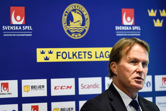 Tre Kronors förbundskapten Johan Garpenlöv