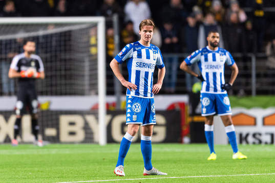 IFK Göteborgs August Erlingmark deppar