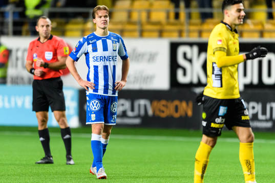IFK Göteborgs August Erlingmark deppar