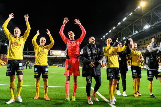 Elfsborgs spelare jublar