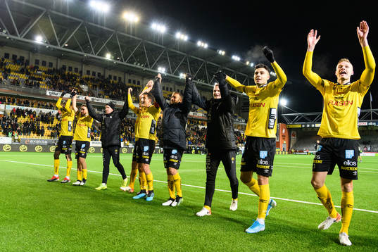 Elfsborgs spelare jublar