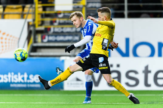 IFK Göteborgs Victor Wernersson och Elfsborgs Rasmus Alm