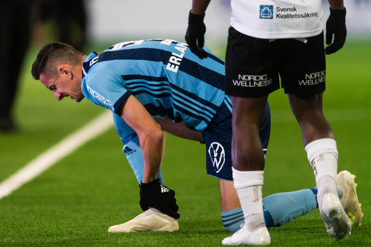 Djurgårdens Haris Radetinac har ont