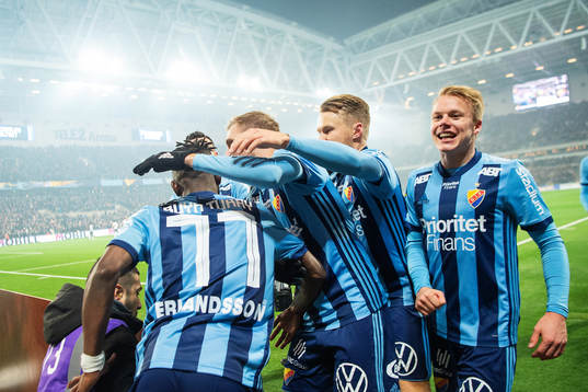 Djurgårdens Mohamed Buya Turay, Jonathan Ring, Jacob Une