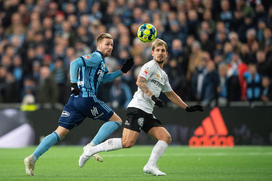 Djurgårdens Jonathan Ring och Örebros Daniel Björnkvist