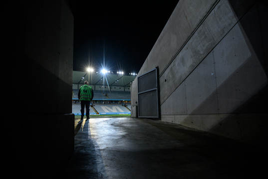 Interiör vy av Stadion