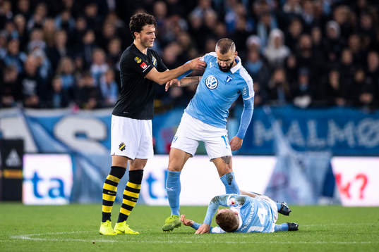 s Daniel Granli, Malmö FFs Guillermo Molins och Anders