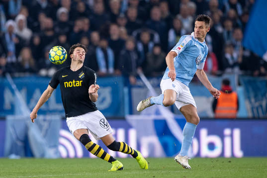 s Daniel Granli och Malmö FFs Markus Rosenberg