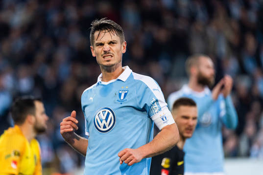 Malmö FFs Markus Rosenberg deppar