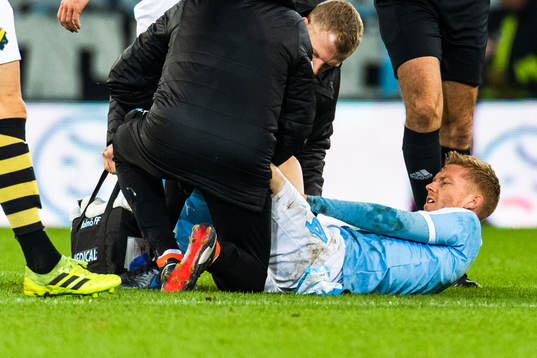 Malmö FFs Anders Christiansen får vård