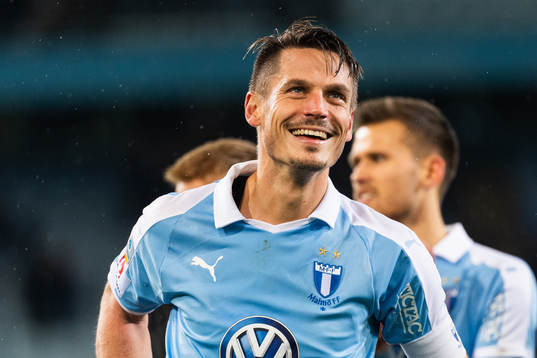 Malmö FFs Markus Rosenberg jublar