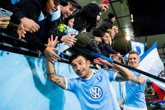 Malmö FFs Behrang Safari och Sören Rieks