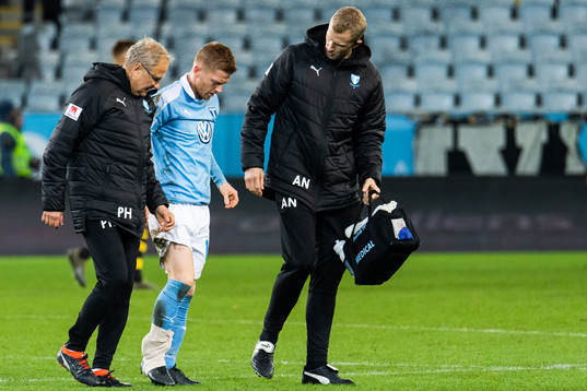 Malmö FFs läkare Pär Herbertsson och sjukgymnast Anders