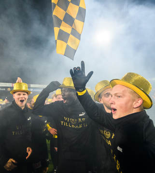 Mjällbys David Löfquist, Bubacarr Jobe och Hampus