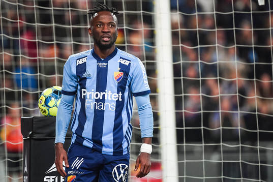 Djurgårdens Mohamed Buya Turay deppar
