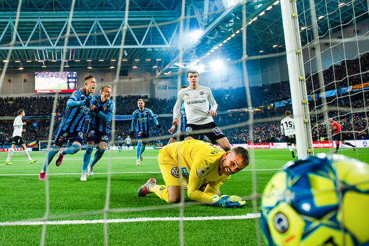Djurgårdens Fredrik Ulvestad jublar