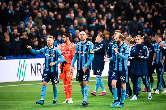 Djurgårdens Jacob Une Larsson , Marcus Danielson  och