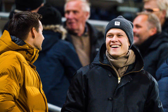 Viktor Claesson på läktaren