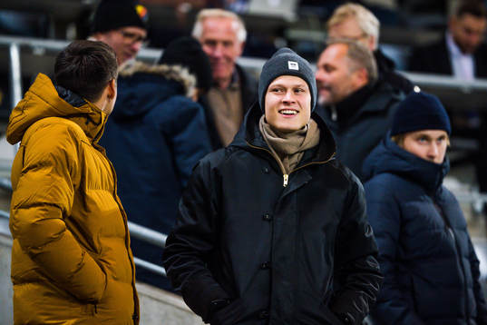 Viktor Claesson på läktaren