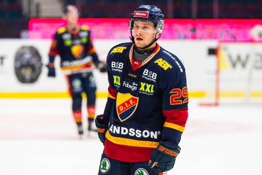 Djurgårdens Sebastian Strandberg deppar