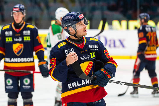 Djurgårdens Sebastian Strandberg deppar