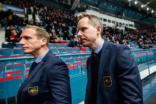 Djurgårdens assisterande Mikael Håkanson och tränare