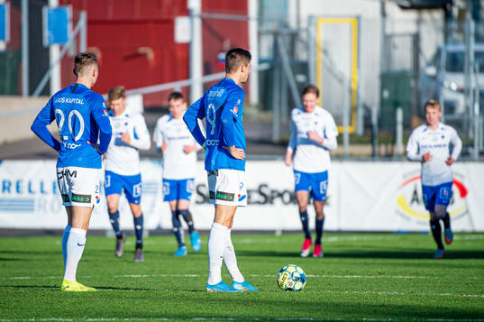 Trelleborgs Kevin Harletun och André Reinholdsson deppar