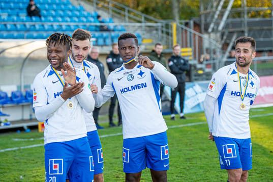 Norröpings Kevin Alvarez, Egzon Binaku, Manasse Kosu och