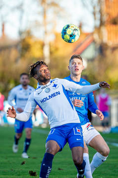 Norröpings Kevin Alvarez mot Trelleborgs Kevin Harletun