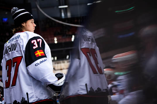 Malmö Redhawks målvakt Frederik Dichow