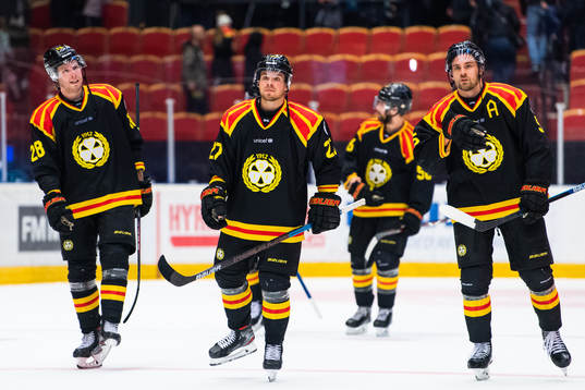 Brynäs Lukas Zetterberg, Emil Forslund och Lukas Kilström