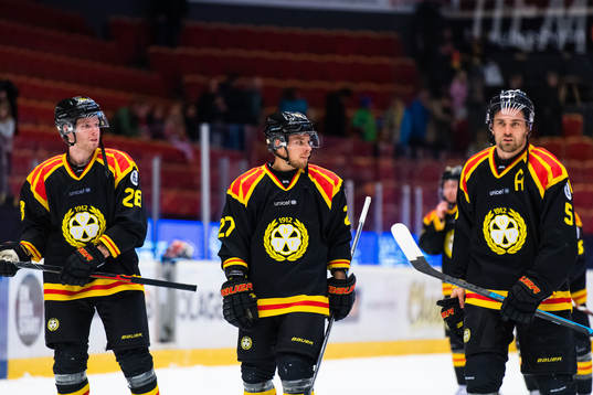 Brynäs Lukas Zetterberg, Emil Forslund och Lukas Kilström