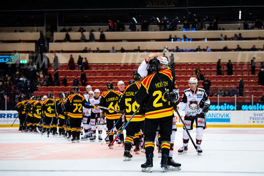 Malmö Redhawks Adam Ollas Mattsson och Brynäs Emil Molin