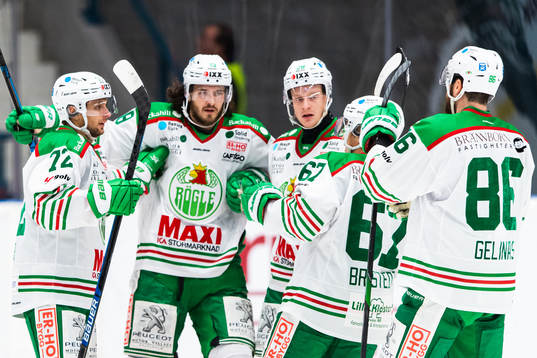 Rögles Daniel Zaar, Dennis Everberg och Anton Bengtsson