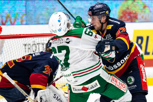 Rögles Leon Bristedt och Djurgårdens Jesper Pettersson
