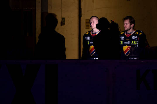 Djurgårdens Olle Alsing och Niclas Bergfors