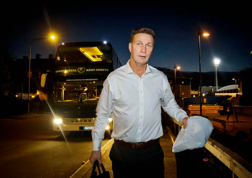 Färjestads huvudtränare Johan Pennerborn