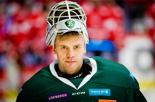 Färjestads målvakt Markus Svensson