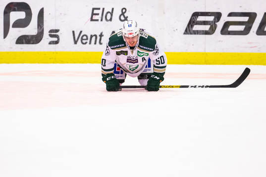Färjestads Sebastian Erixon deppar