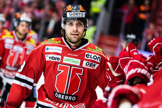 Örebros Ludvig Rensfeldt jublar
