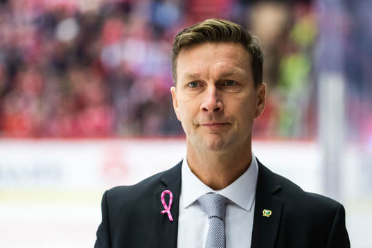 Färjestads huvudtränare Johan Pennerborn