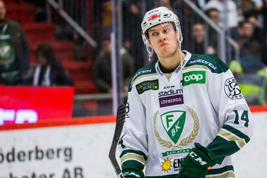 Färjestads Victor Ejdsell deppar