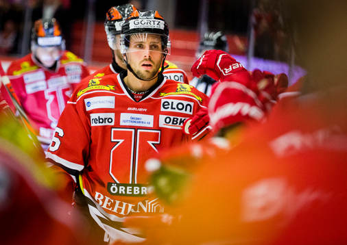 Örebros Mathias Bromé jublar vid 5-1