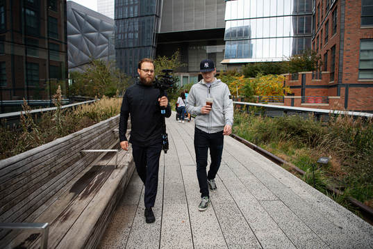 Henrik Sjöberg, reporter Hockeynews.se, and Lias