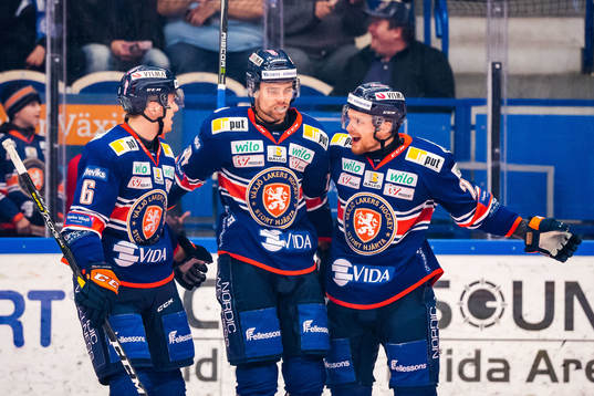 Växjös Linus Högberg, Emil Pettersson och Brendan
