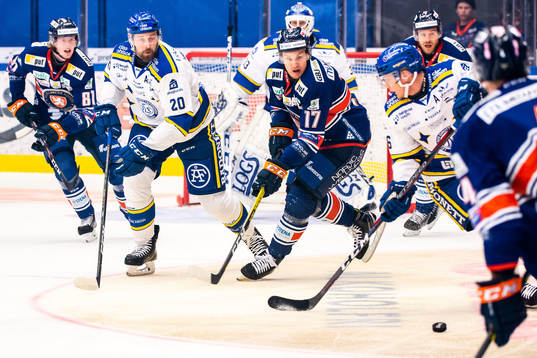 Leksands Mattias Karlsson och Växjös Jonas Engström